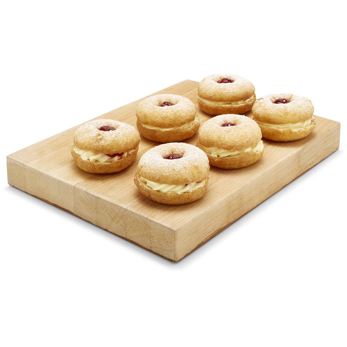 Woolworths Jam & Fresh Cream Filled Donuts