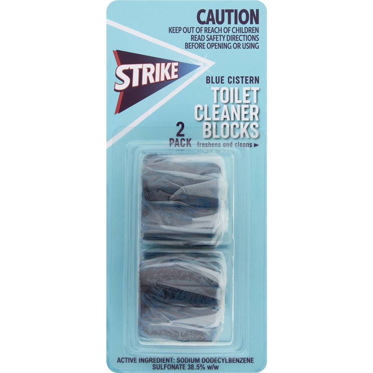 Strike Blue Toilet Cleaner Cistern Blocks