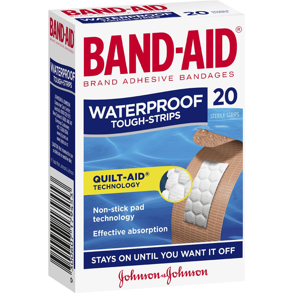Band-Aid Waterproof Tough Strips 20 pack