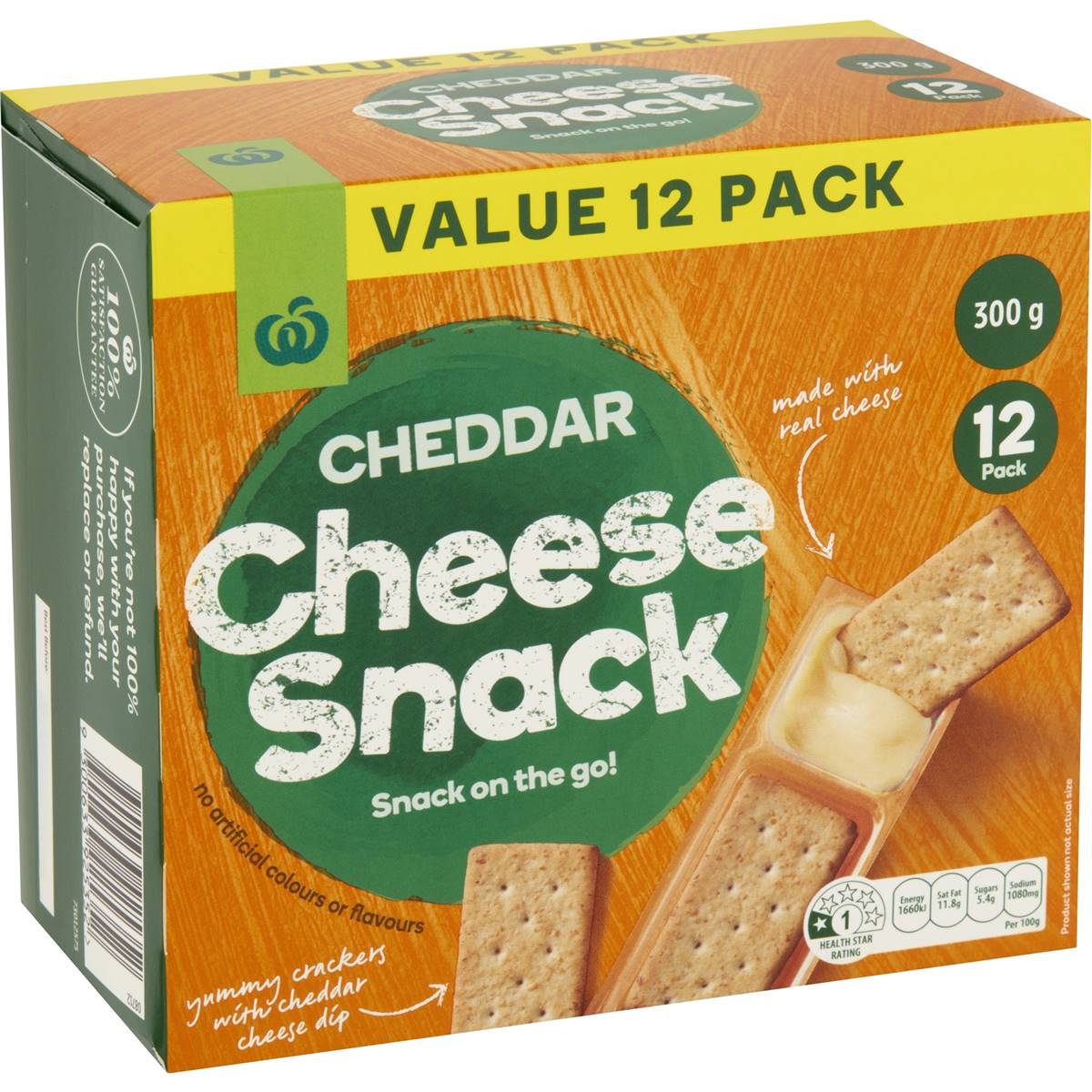 Woolworths Crispbread & Cheese Cheddar Dip