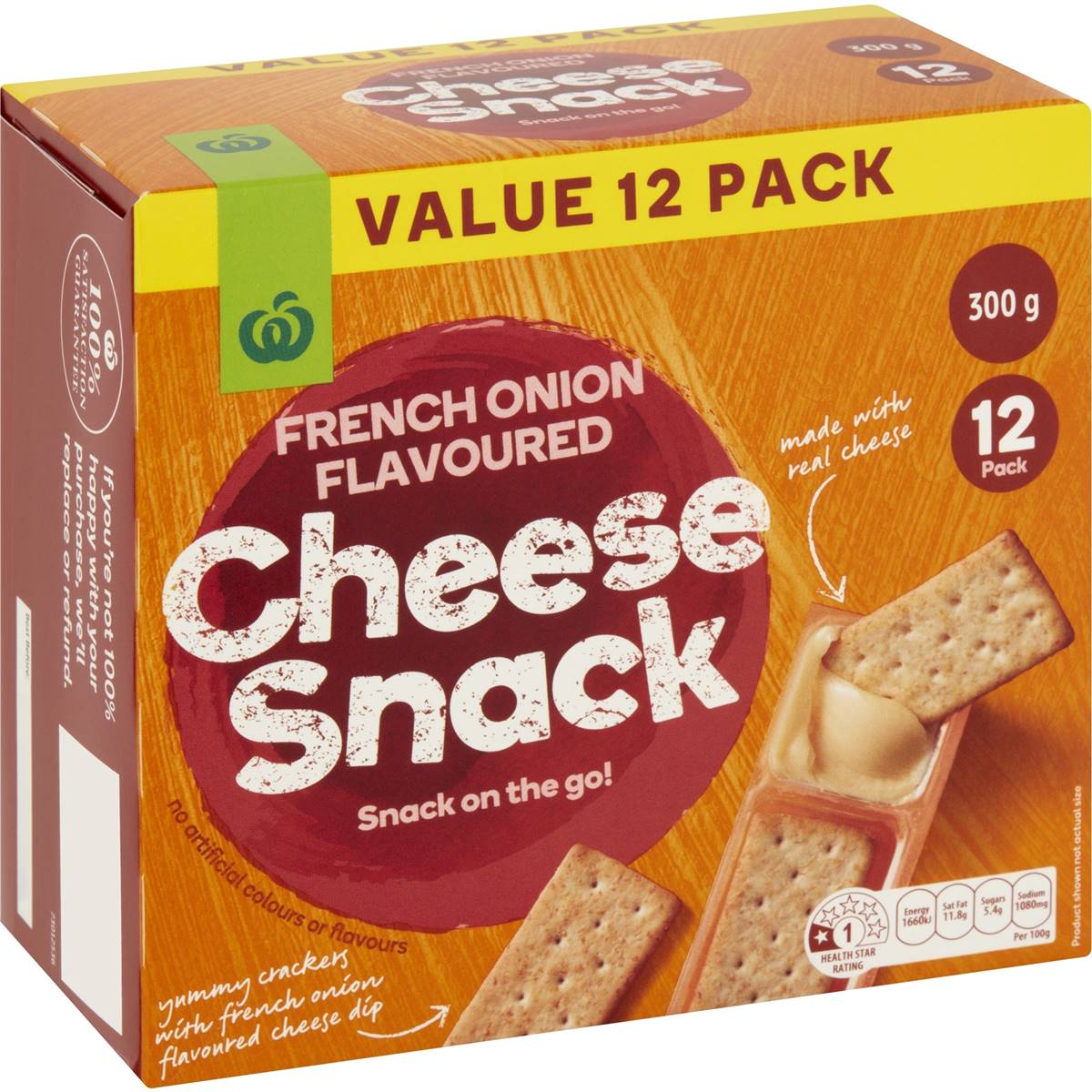 Woolworths Crispbread & Cheese French Onion Dip