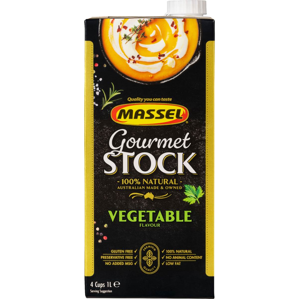 Massel Gourmet Liquid Stock Vegetable 1L
