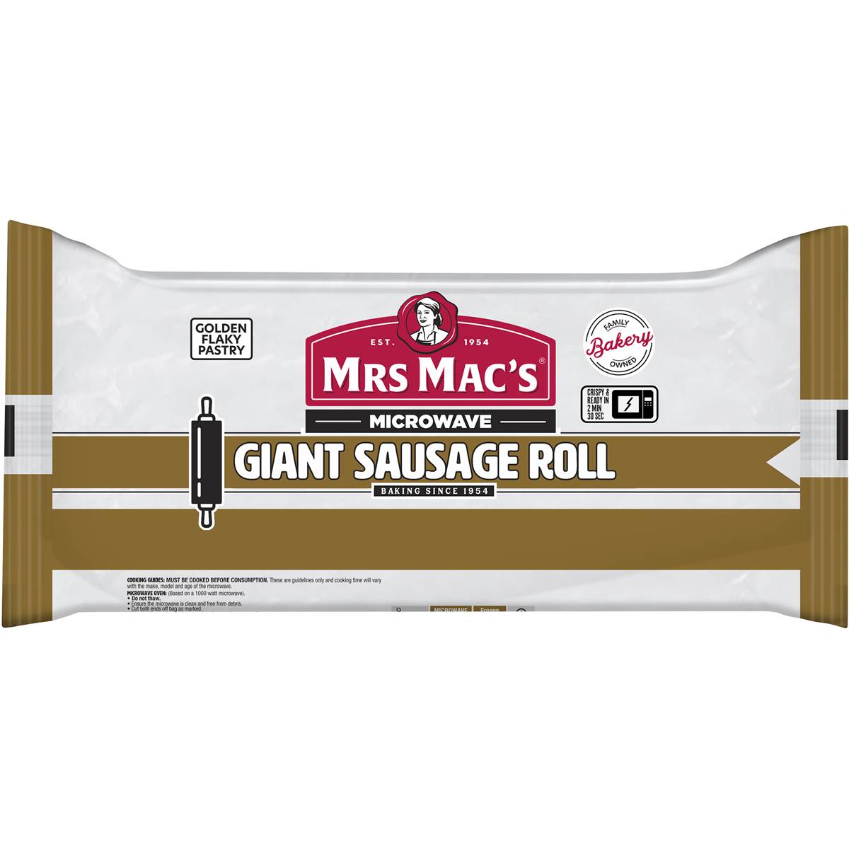 Calories in Mrs Macs Sausage Roll, Homestyle calcount