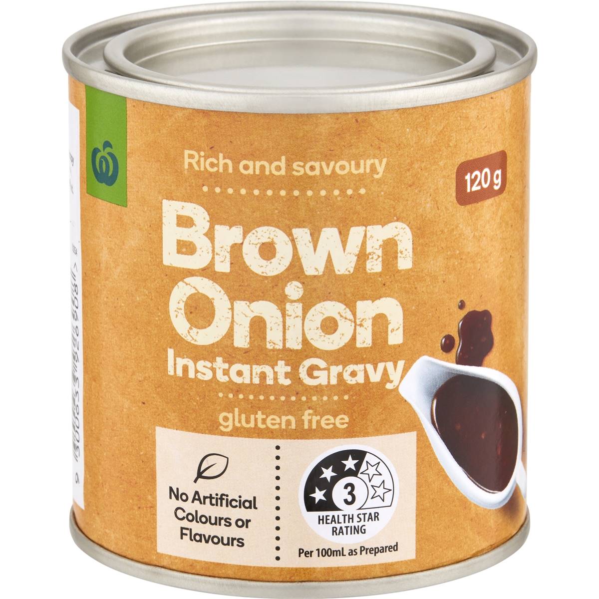 Calories in Woolworths Brown Onion Instant Gravy