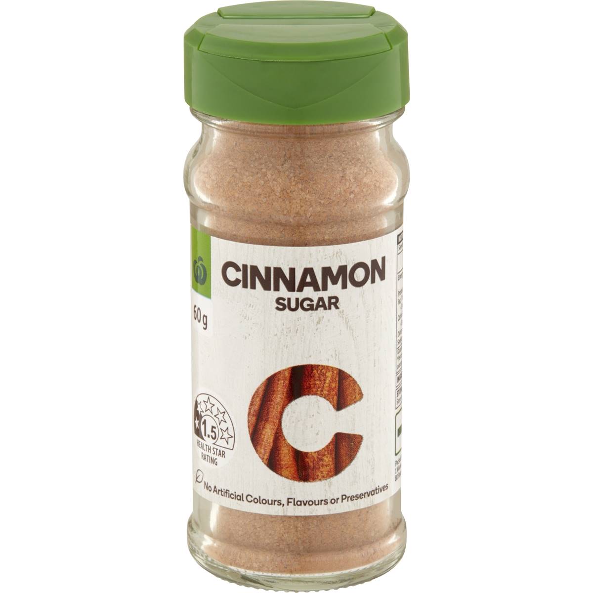 Calories in Woolworths Cinnamon Sugar Calorie Counter Australia