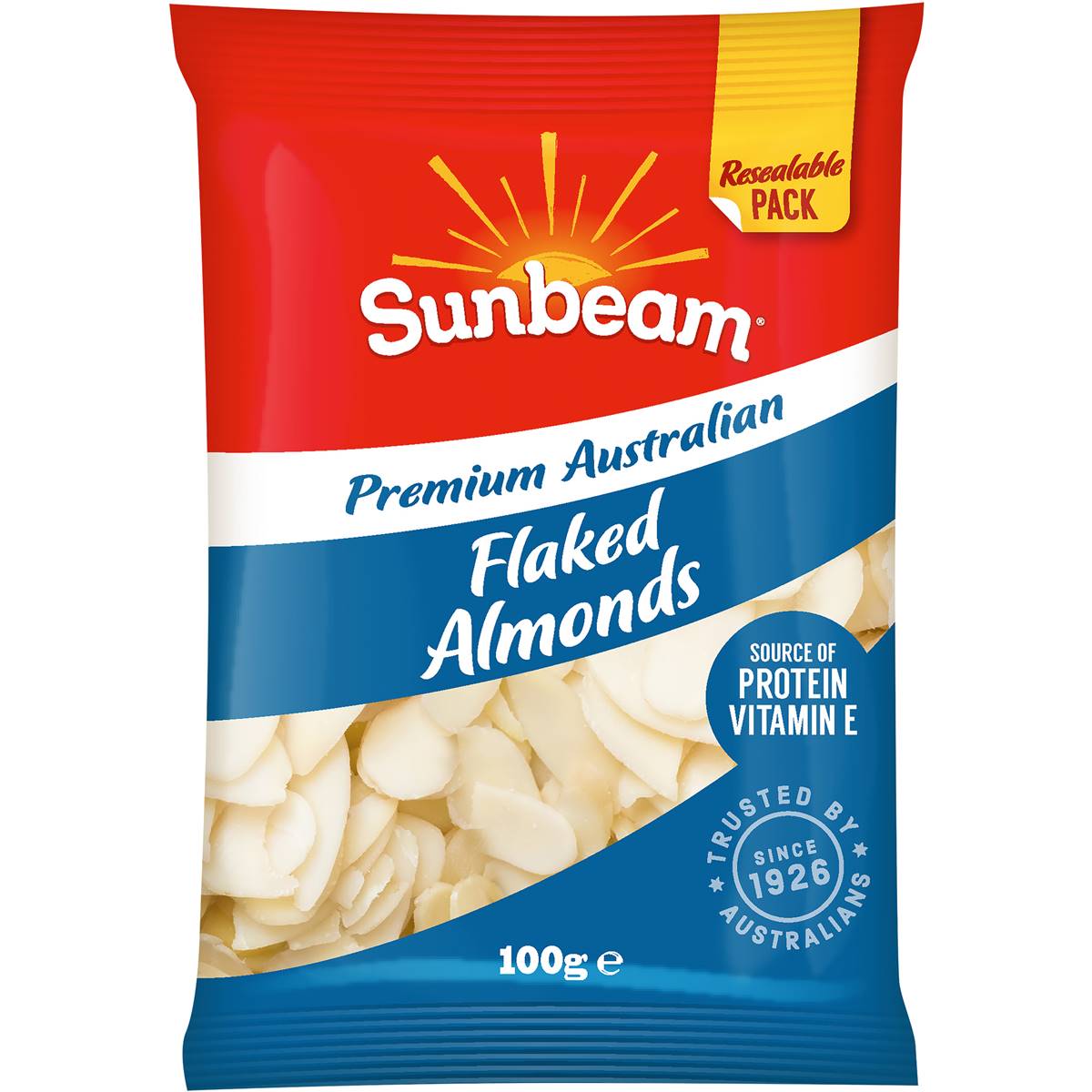 607 calories in Sunbeam Almonds Flaked (100g) calcount