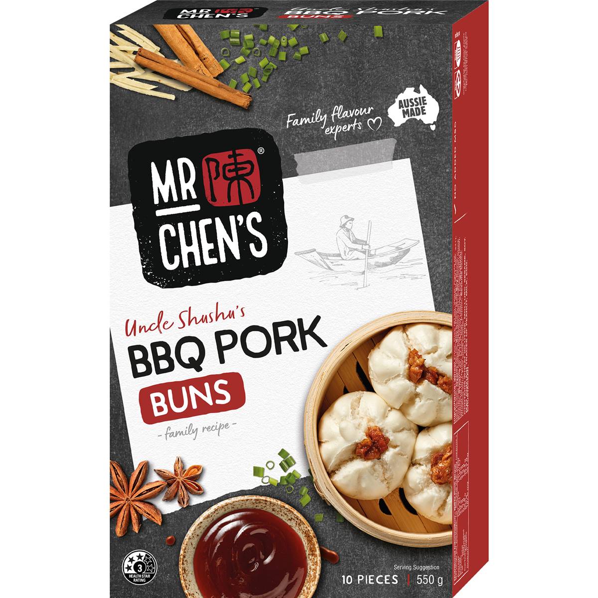 Mr Chen's BBQ Pork Buns