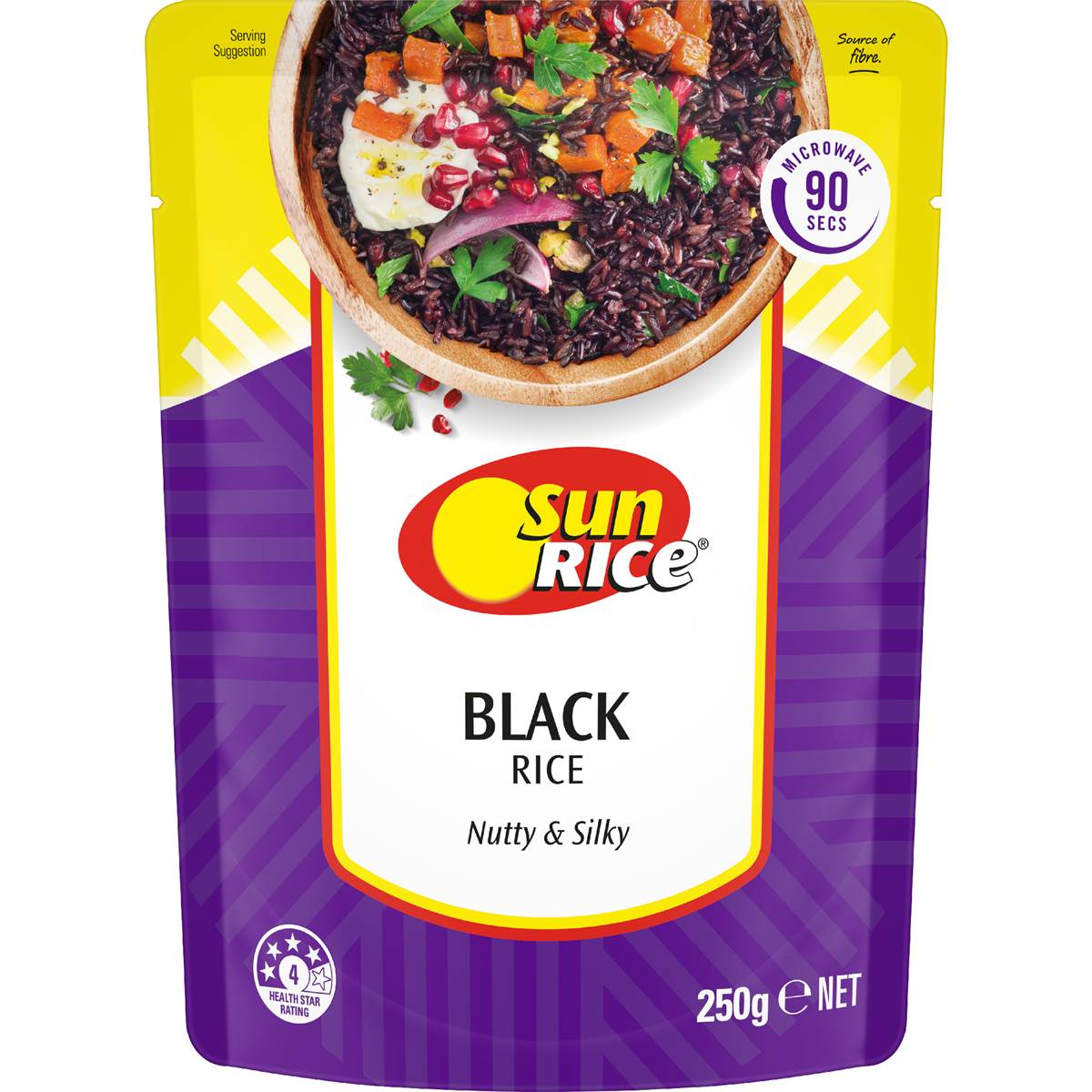 Sunrice Microwave Black Rice Pouch