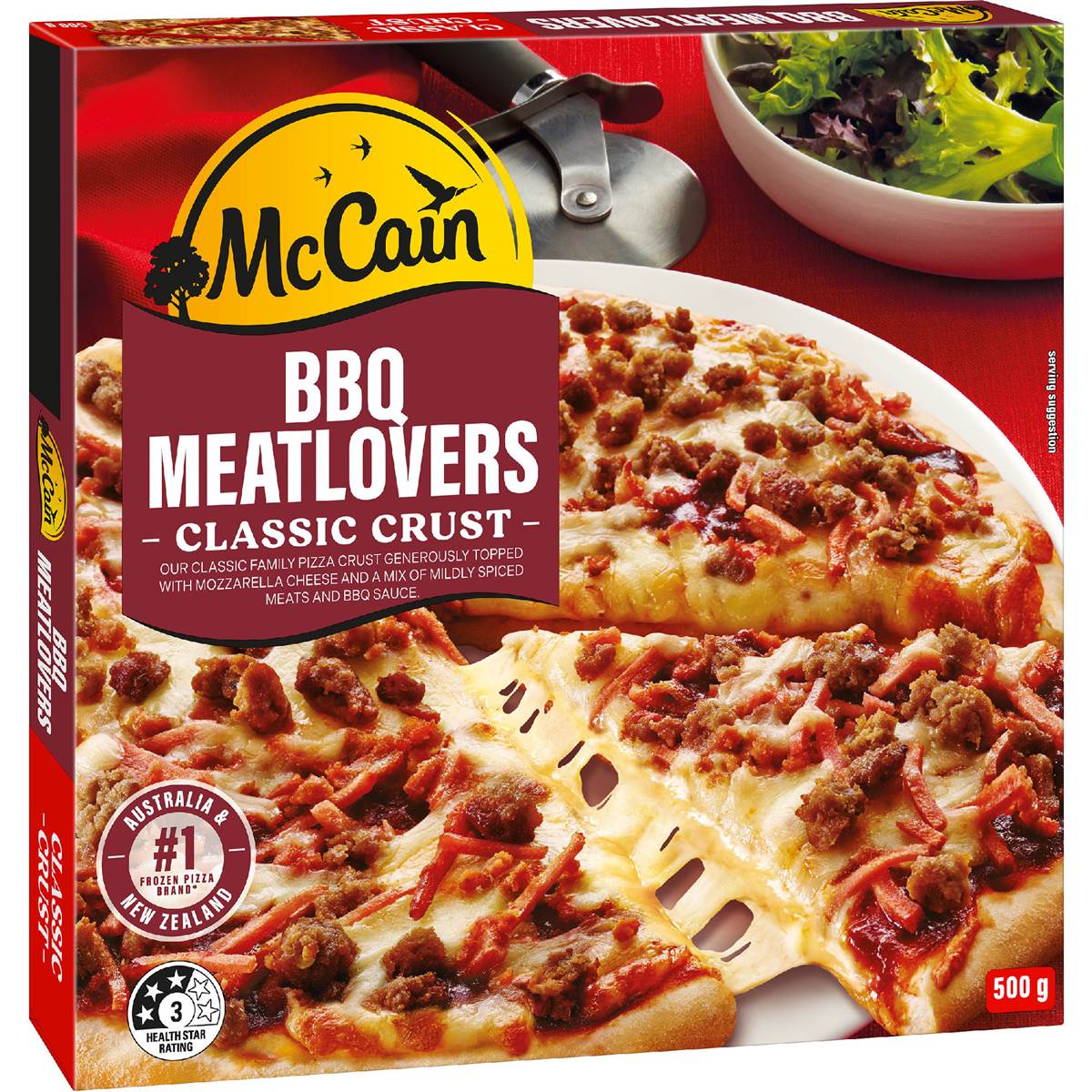 Calories in Mccain Pizza Meatlovers Bbq calcount