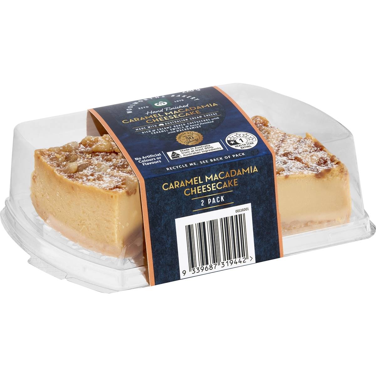 Woolworths Caramel Macadamia Cheesecake