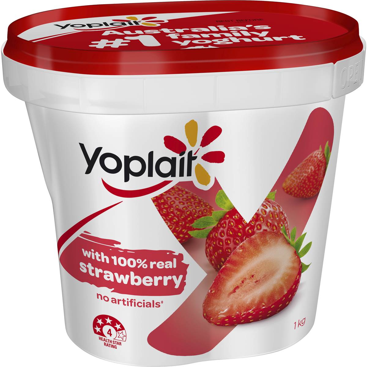 Calories in Yoplait Strawberry Yoghurt