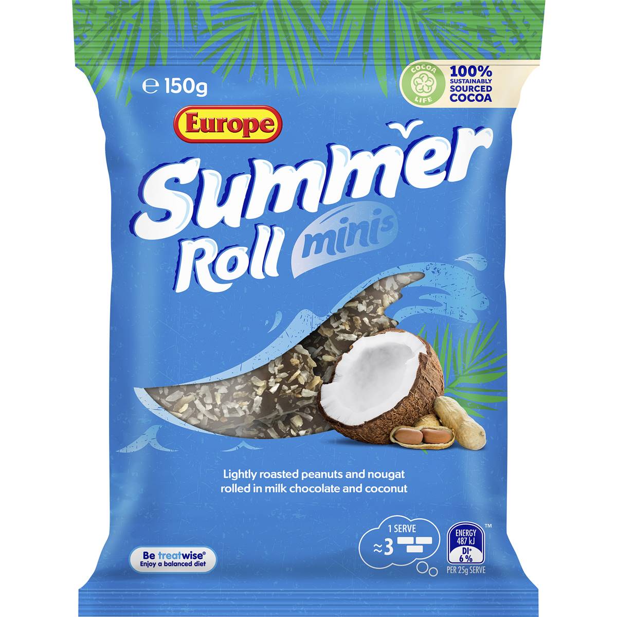 Calories in Europe Summer Roll Minis