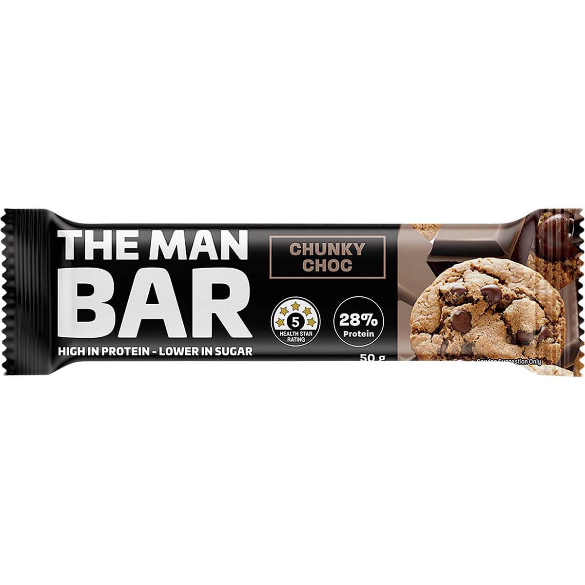 The Man Bar Chunky Choc 50g