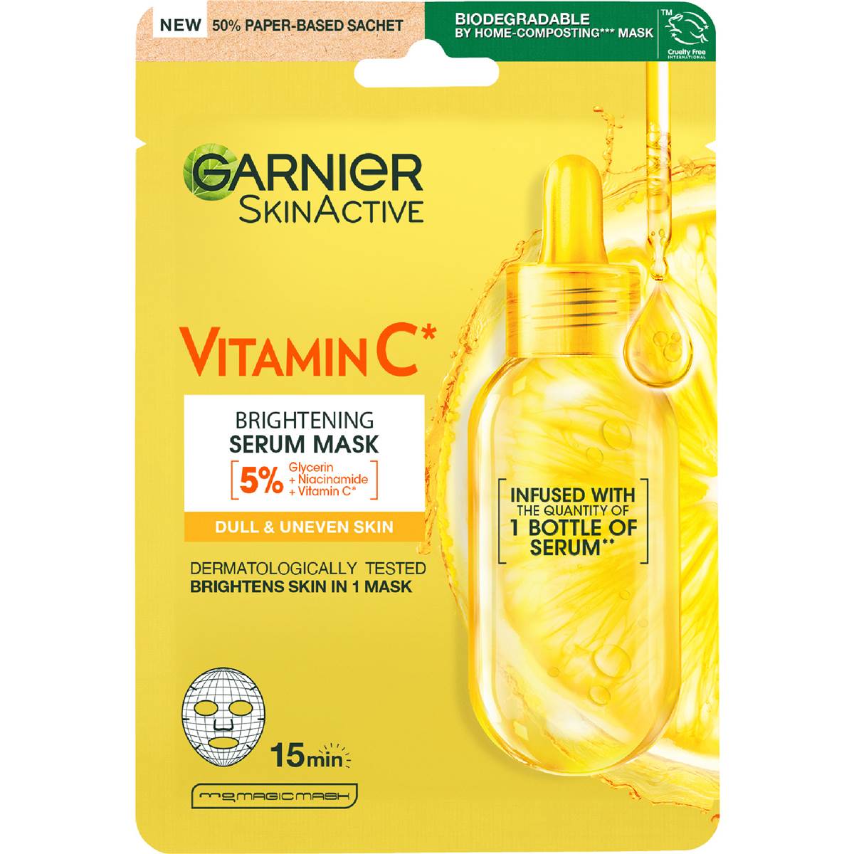 Garnier Skin Active Vitamin C Sheet Mask each