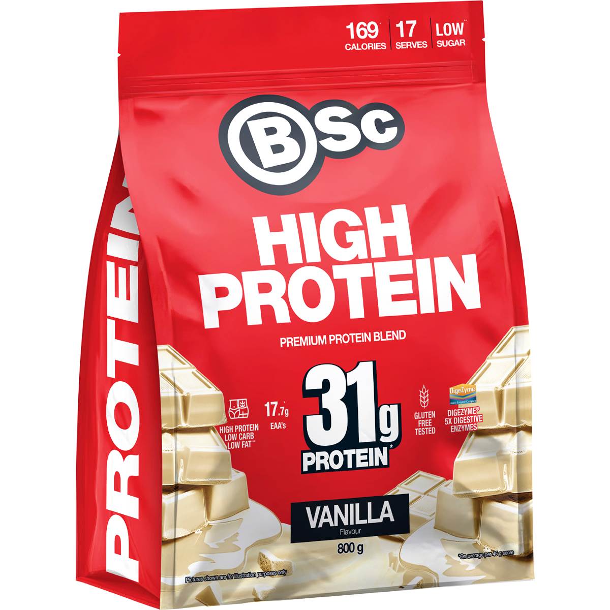 BSc High Protein Powder Vanilla 800g