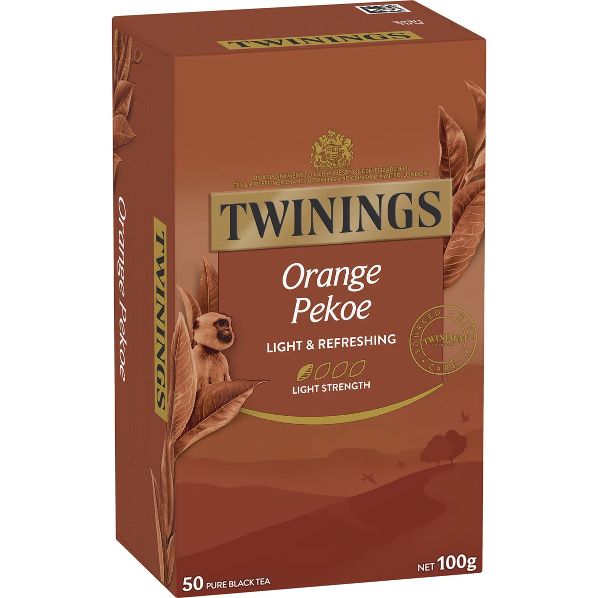 Calories in Twinings Ceylon Orange Pekoe Tea Bags Tea Bags