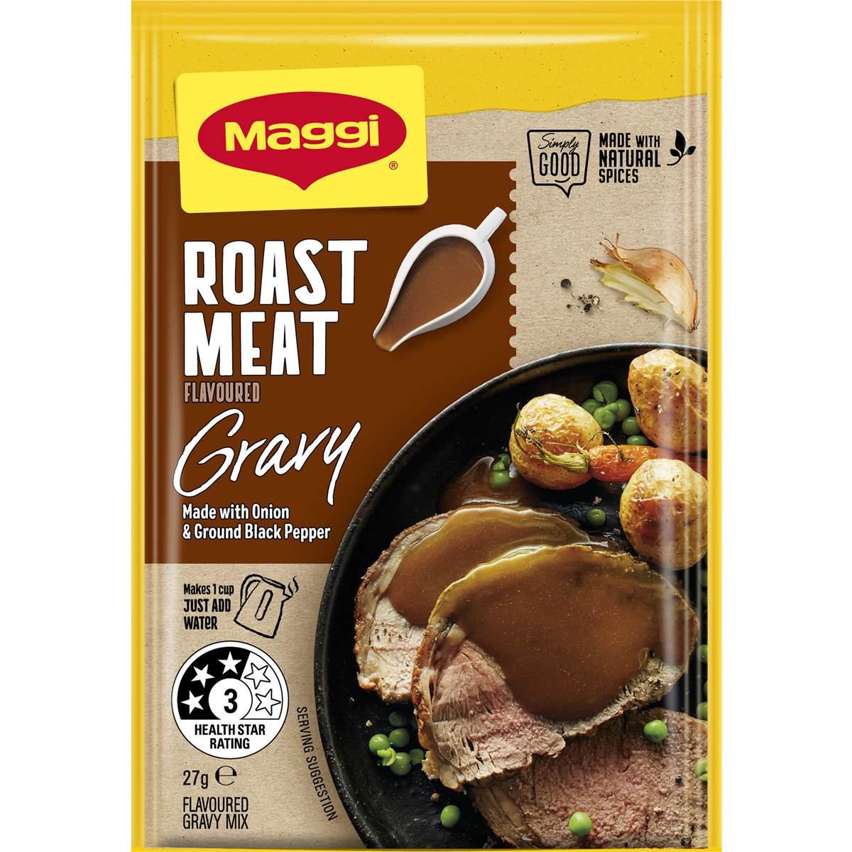 Calories In Maggi Gravy Mix Roast Meat Calcount