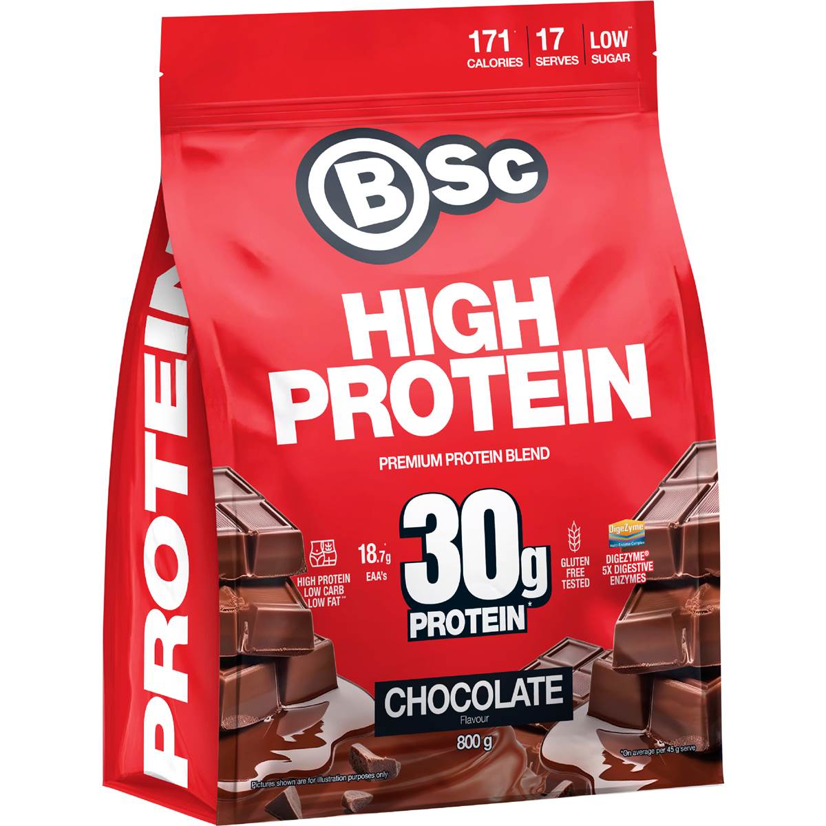 BSc High Protein Powder Chocolate 800g