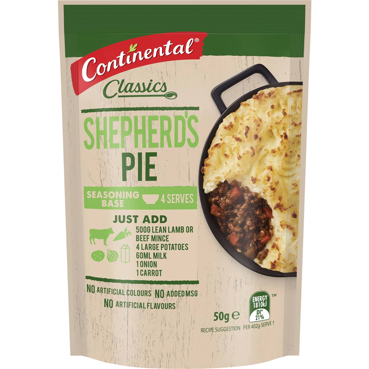 Continental Recipe Base Shepherds Pie 50g