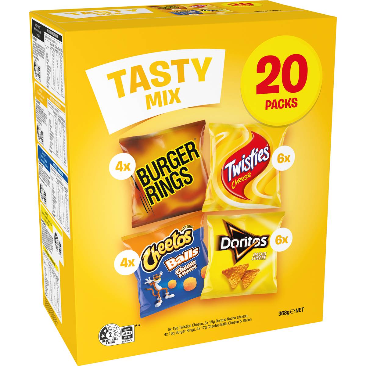 Tasty Mix Chips Variety Box 20 pack