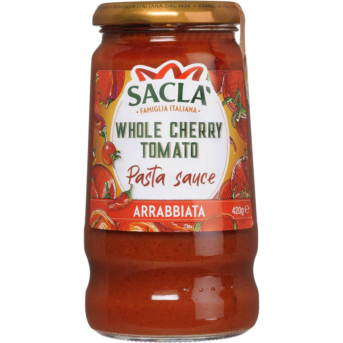 Sacla Cherry Tomato & Arrabbiata Pasta Sauce