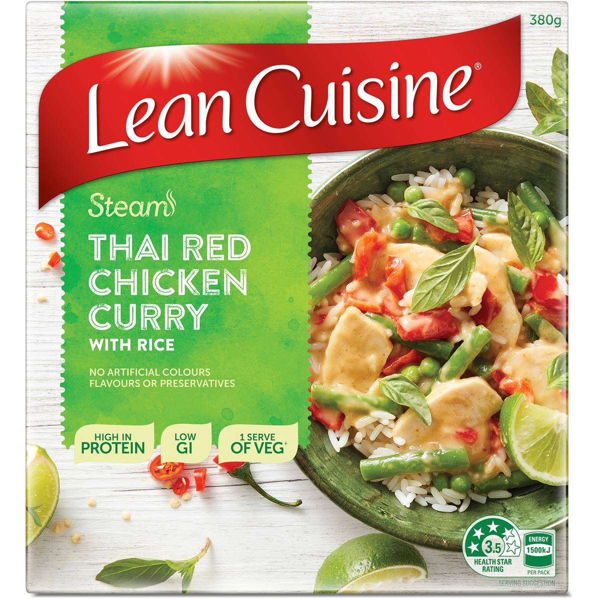 Calories in Lean Cuisine Steam Thai Chicken Thai Chicken