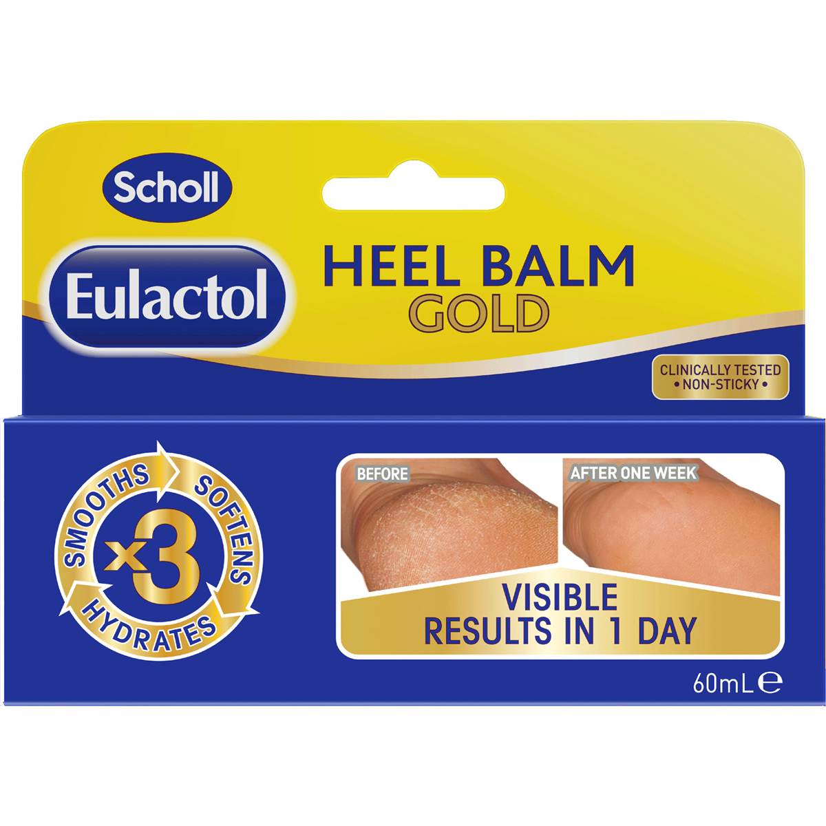 Scholl Eulactol Gold Foot Care Heel Balm
