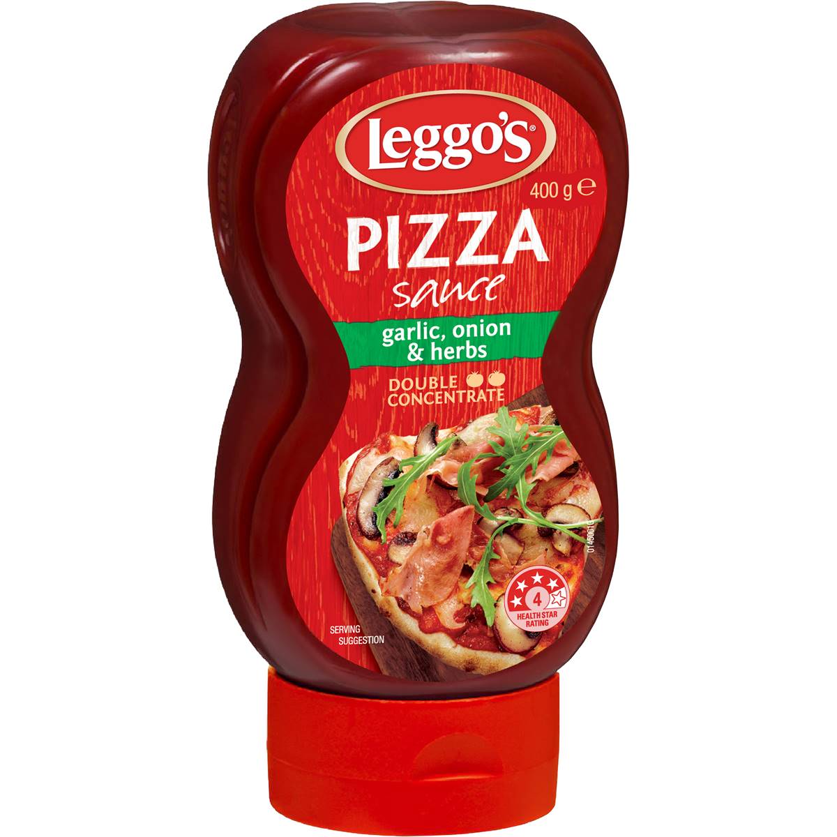 Calories in Leggo's Pizza Sauce Garlic, Onion & Herbs Squeeze