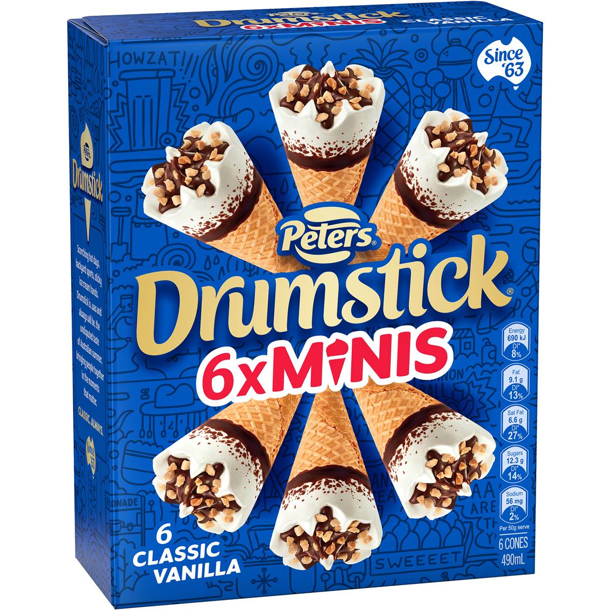 calories-in-peters-drumstick-minis-ice-cream-vanilla-calcount