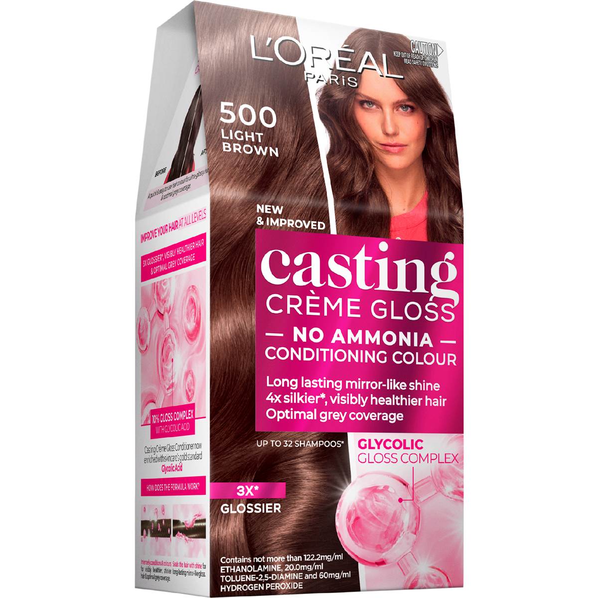 L'Oreal Paris Casting Crème Gloss 500 Light Brown each