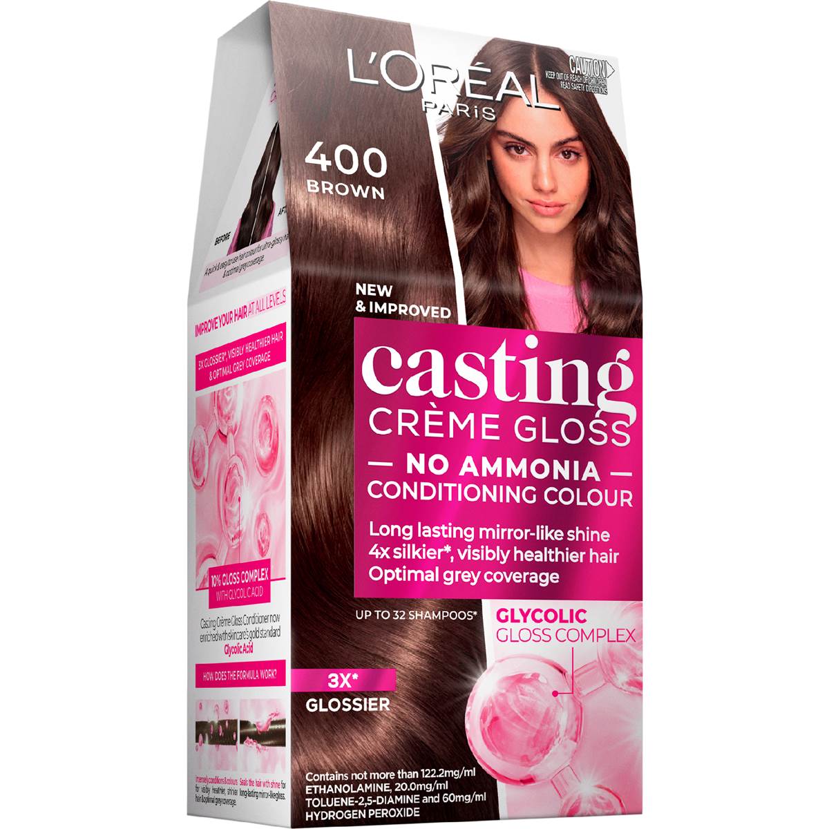 L'Oreal Paris Casting Crème Gloss 400 Brown each