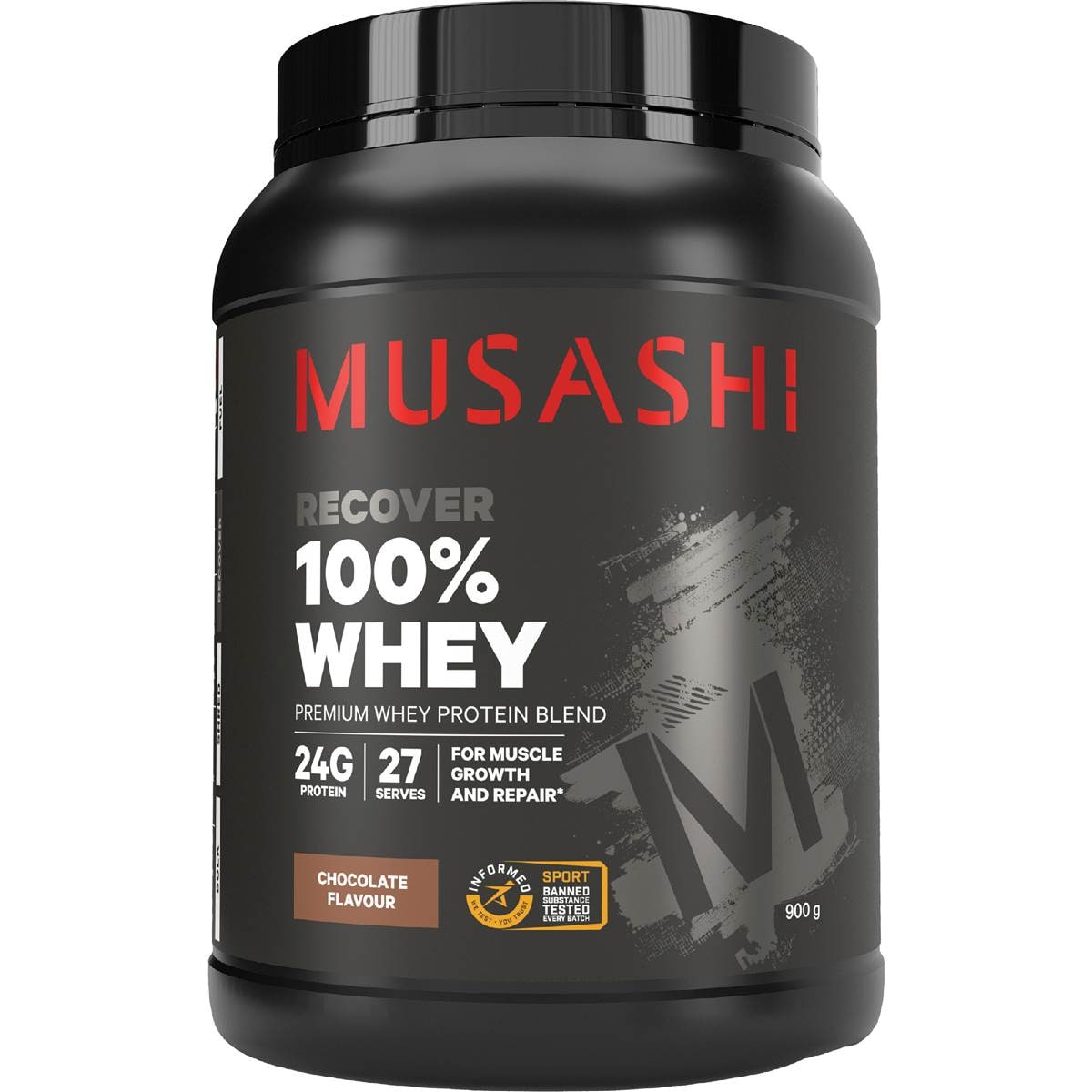 Musashi 100% Whey Chocolate Milkshake Flavour 900g – Woolworths