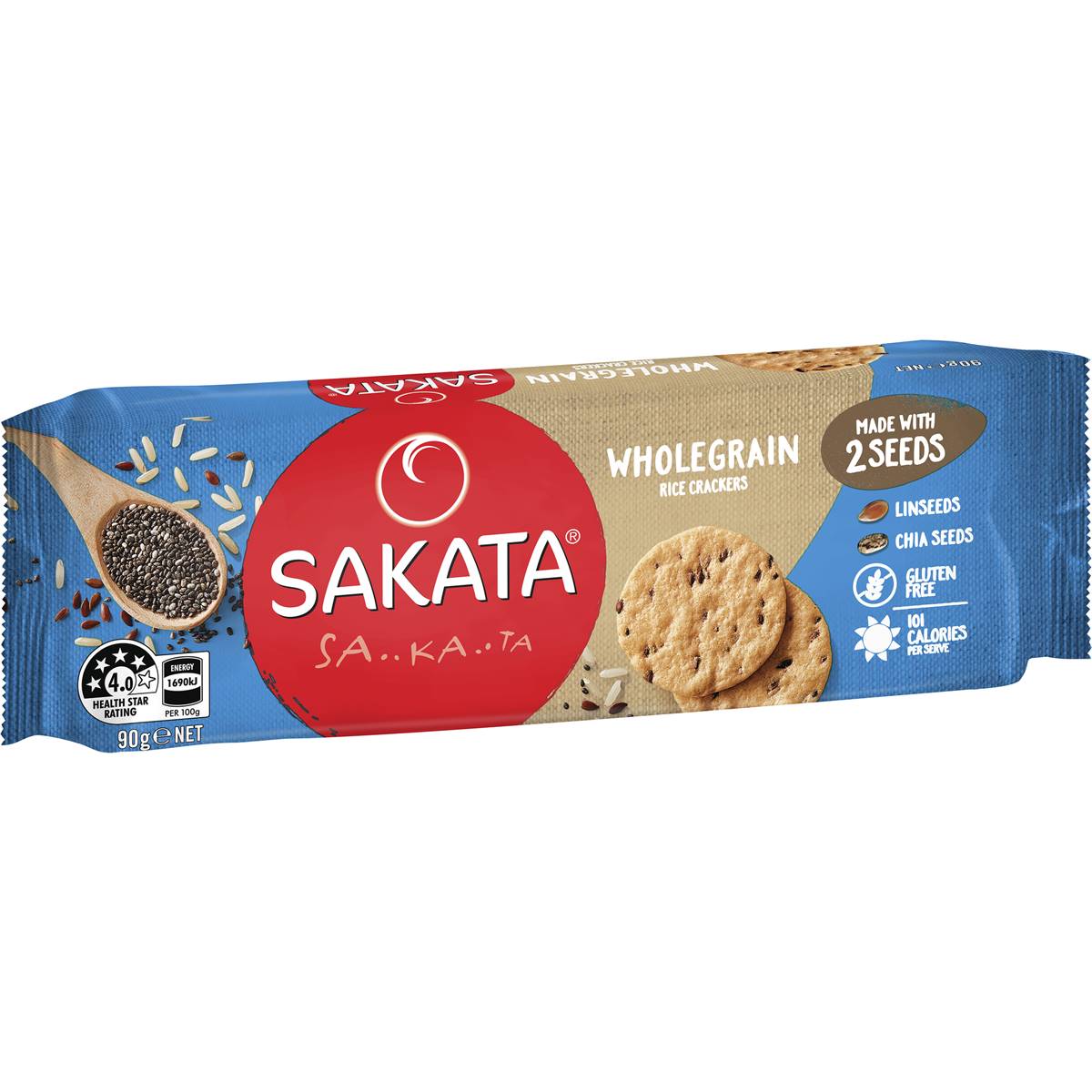 Calories in Sakata Wholegrain Original Rice Crackers calcount