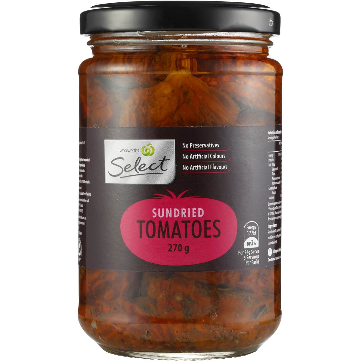 Woolworths Select Tomatoes Sundried 270g Woolworths