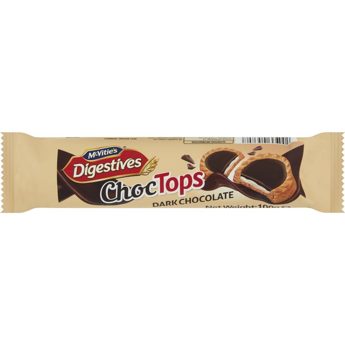 Calories in Mcvitie's Digestives Biscuit Dark