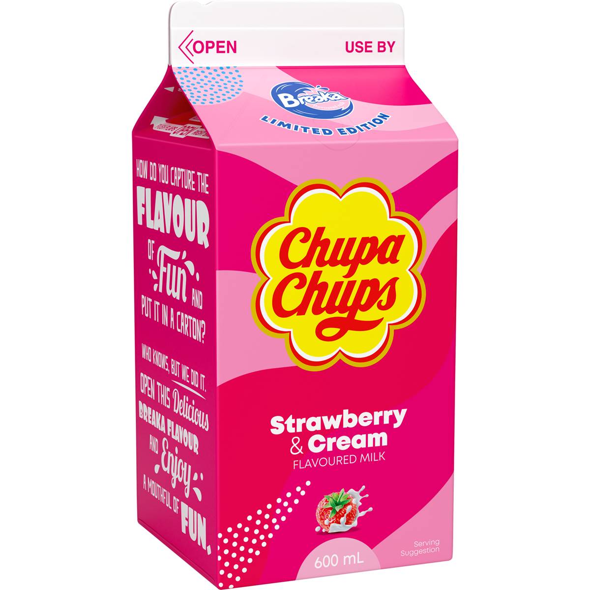 Chupa Chups Lait Fraise