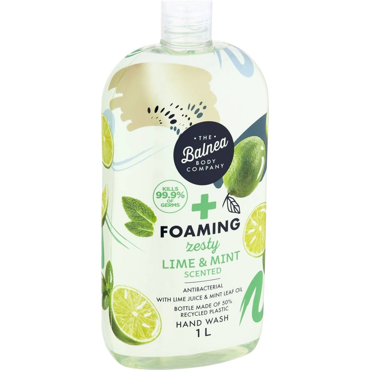 The Balnea Body Company Foaming Handwash Zesty Lime & Mint Scented