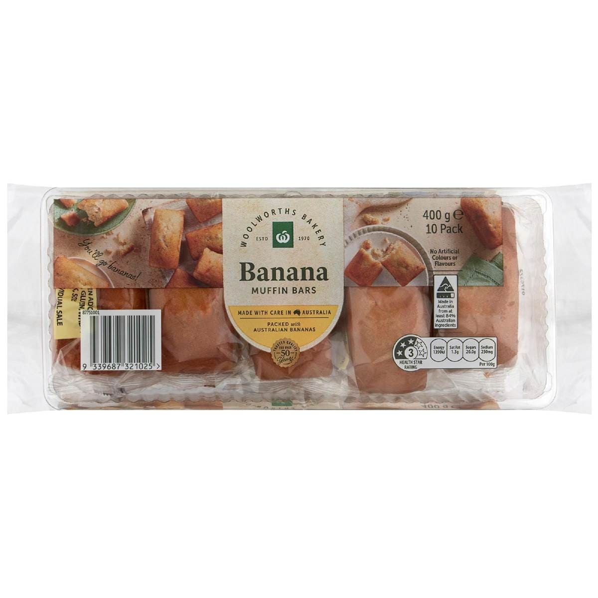 Woolworths Banana Muffin Bar