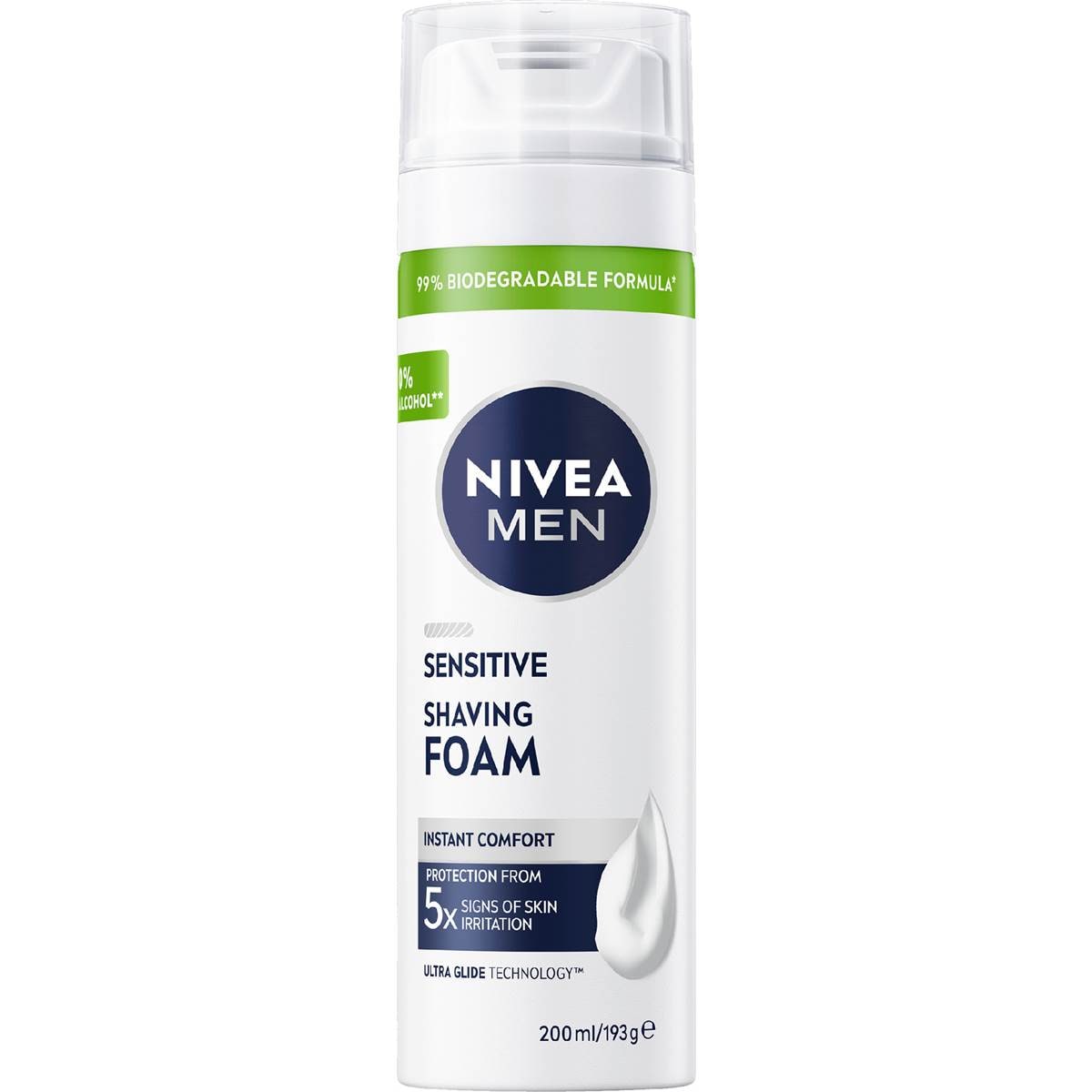 Nivea Men Sensitive Shave Foam With 5 In 1 Protection 200mL