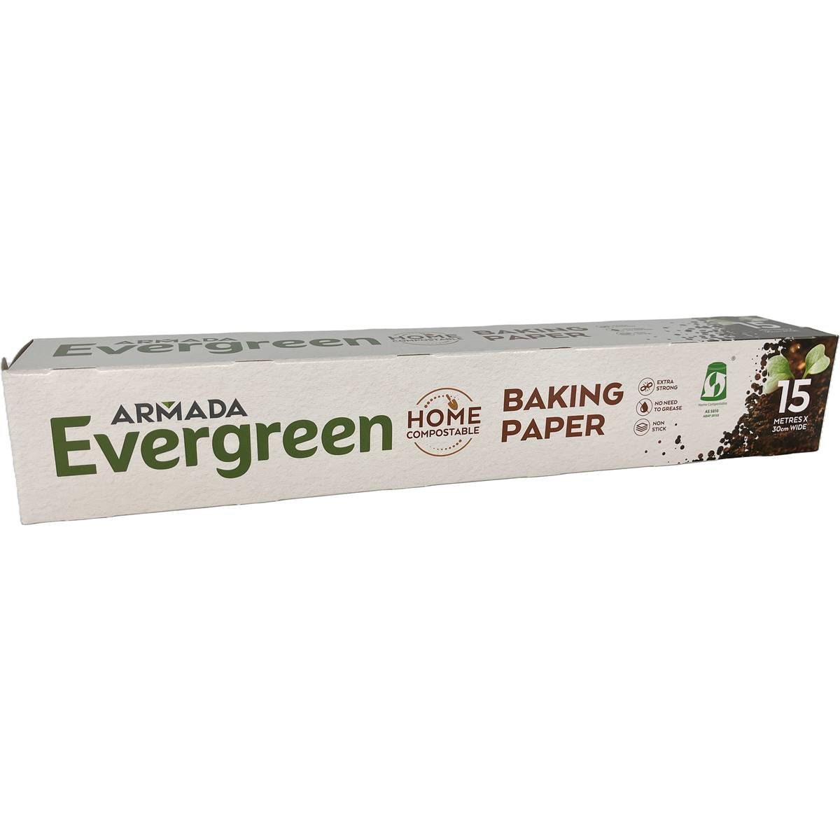 Armada Evergreen Compostable Baking Paper 30cm x 15 Metres