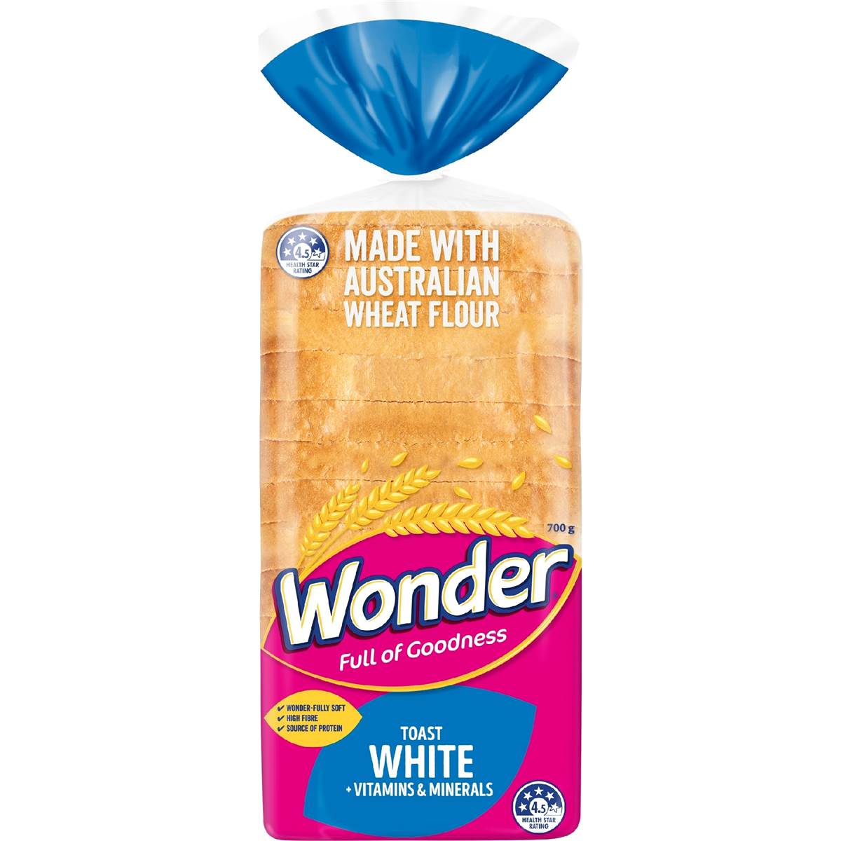Calories in Wonder White Bread Vitamins & Minerals Toast calcount