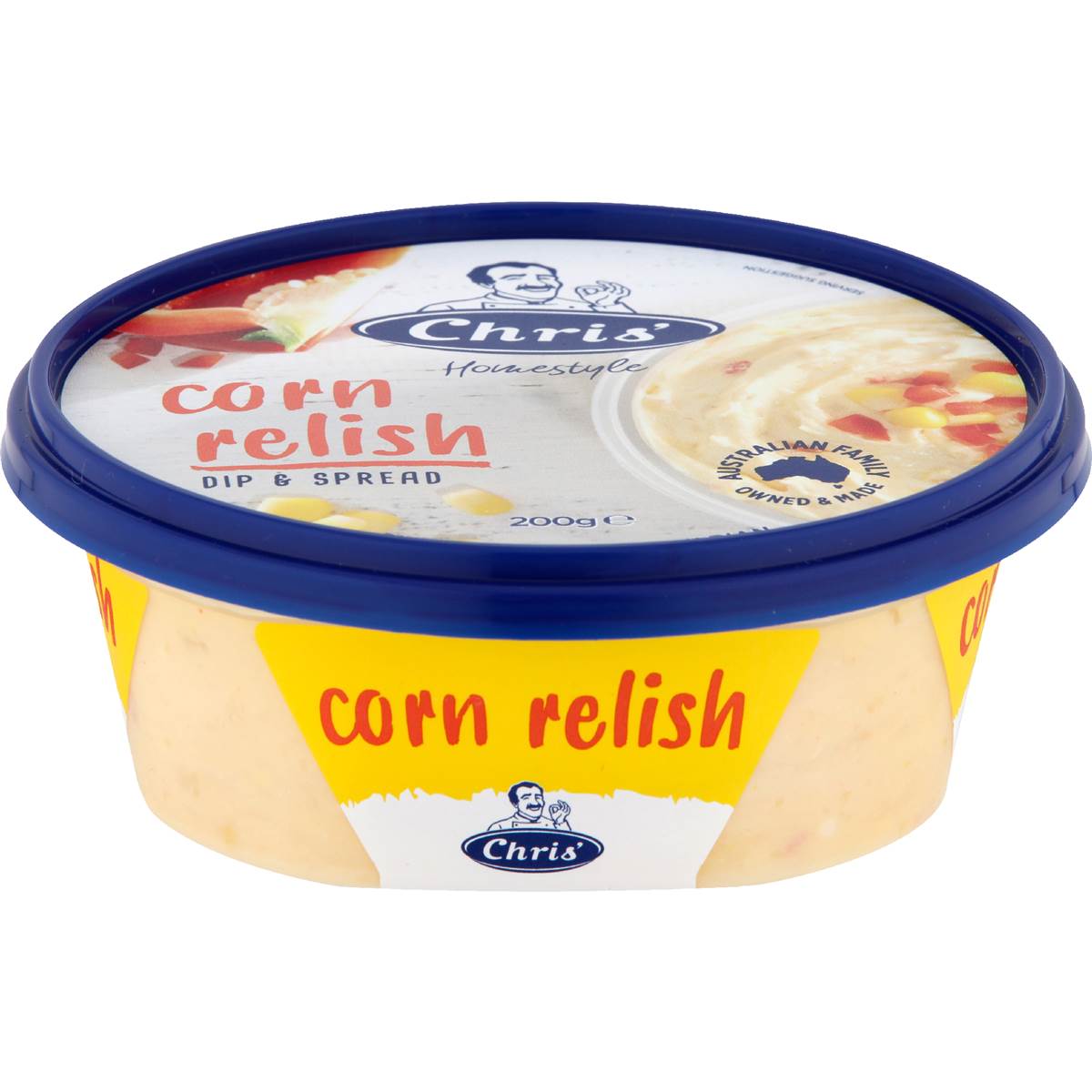 Chris' Dips Corn Relish 200g