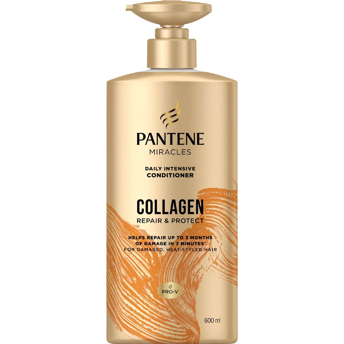 Pantene 3 Minute Miracle Pump Collagen 600mL