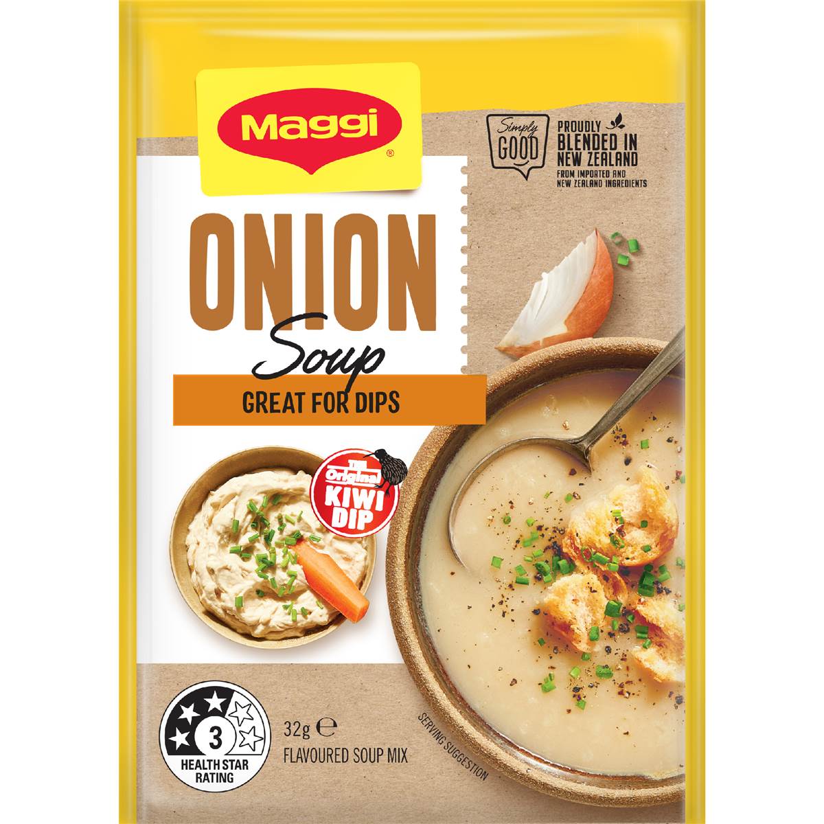Calories in Maggi Soup Onion calcount