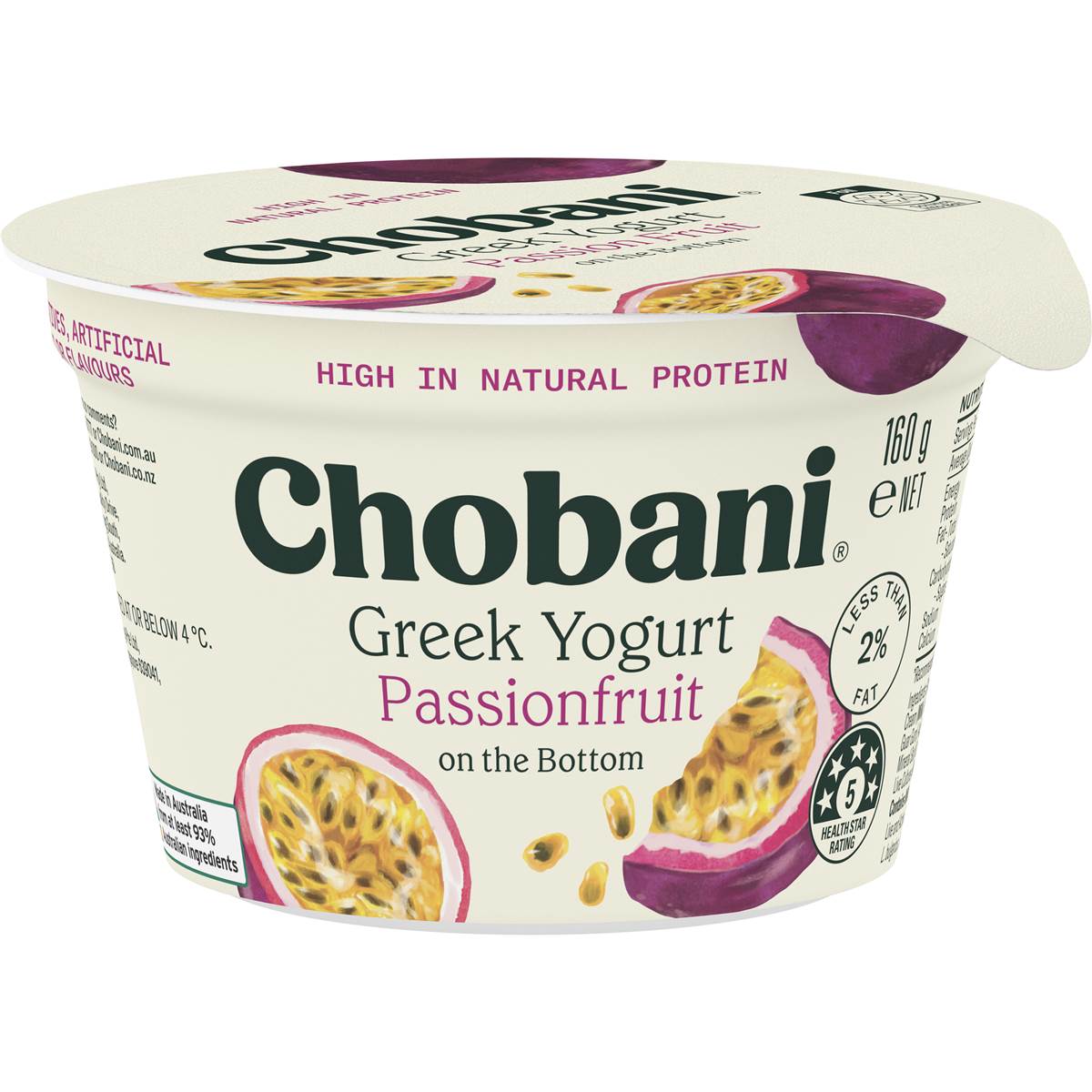 Calories in Chobani Fit Passion Fruit Greek Yoghurt calcount