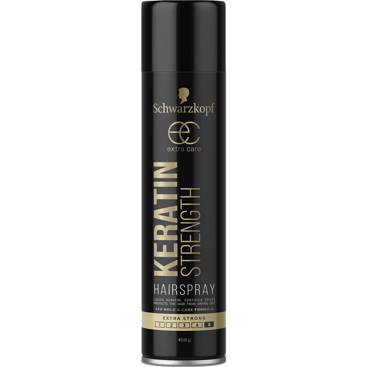 Schwarzkopf Extra Care Keratin Strength Hairspray 400g