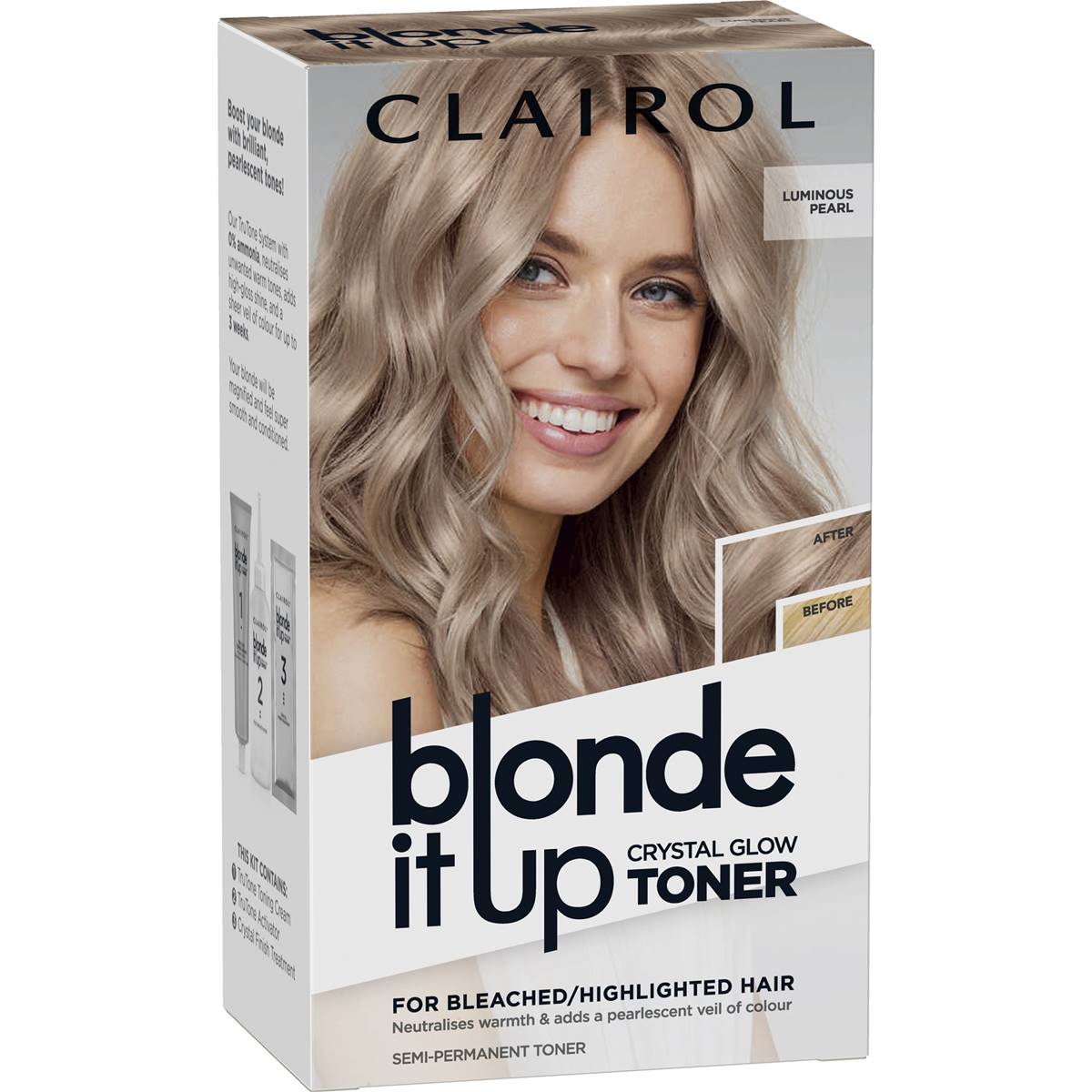 Clairol Blonde It Up Toner Lumino Pearl Semi Permanent each