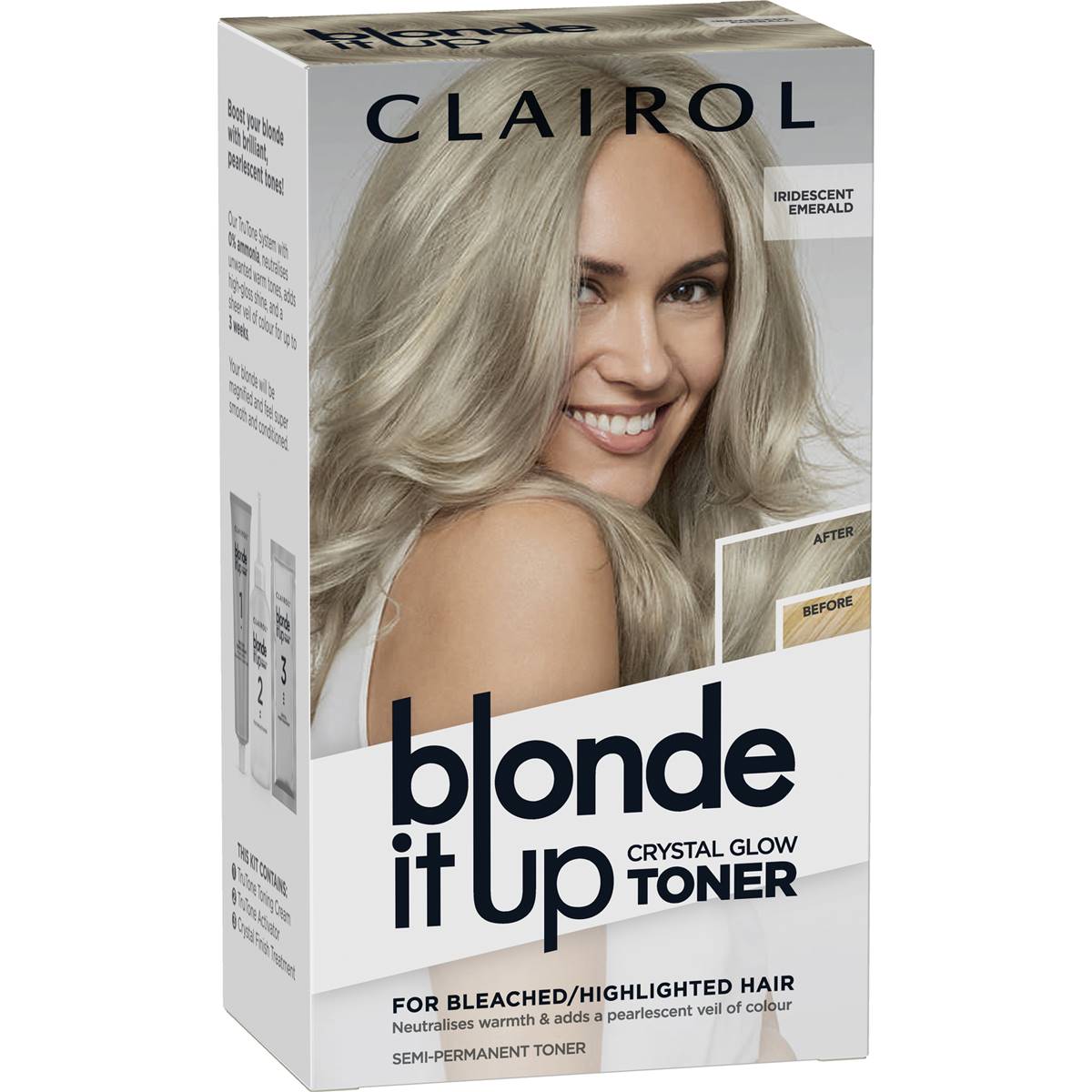 Clairol Blonde It Up Toner Iridescent Emerald each