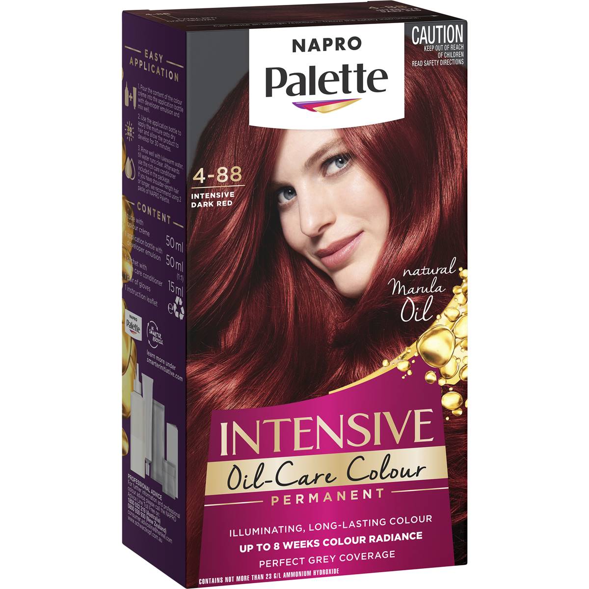 Napro Palette 4.88 Intensive Dark Red Permanent Hair Dye