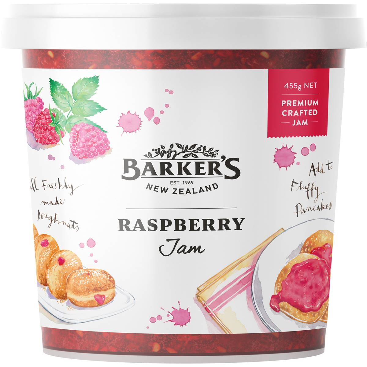 Calories in Barkers Anathoth Farm Raspberry Jam